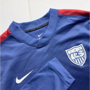 Nike Therma-Fit Men's Team USA US Soccer Crewneck Sweatshirt Long Sleeve XL Blue